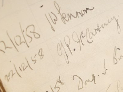 1958 Beatles Autograph Examples