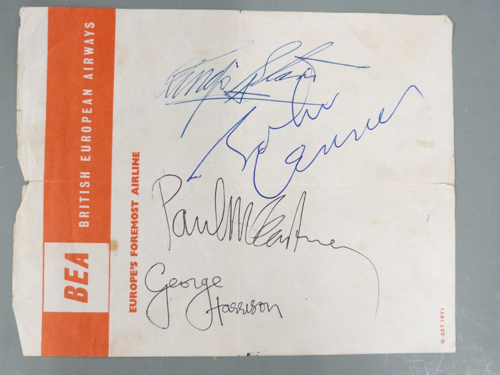 Beatles Autographs 1964