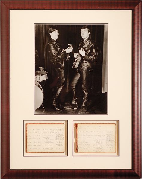 Beatles Autographs 1958