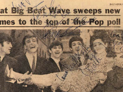1963 Beatles Autograph Examples