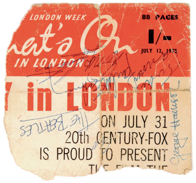 Beatles Autographs 1963