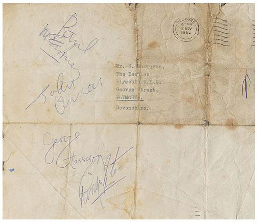 Beatles Autographs 1963