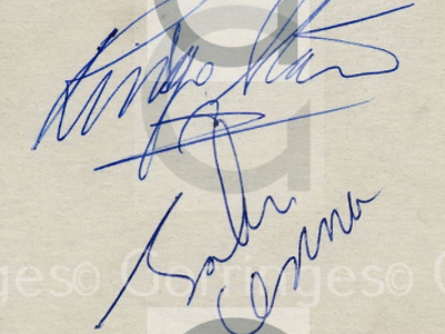 1963 Beatles Autograph Examples