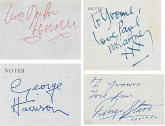Beatles Autographs 1963