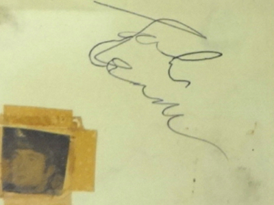 1963 Beatles Autograph Examples