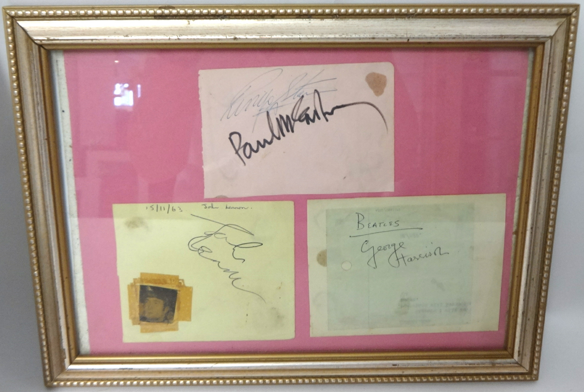 Beatles Autographs 1963