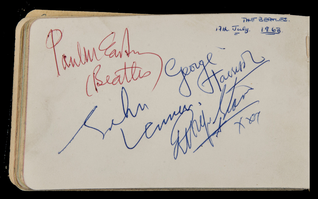 Beatles Autographs 1963