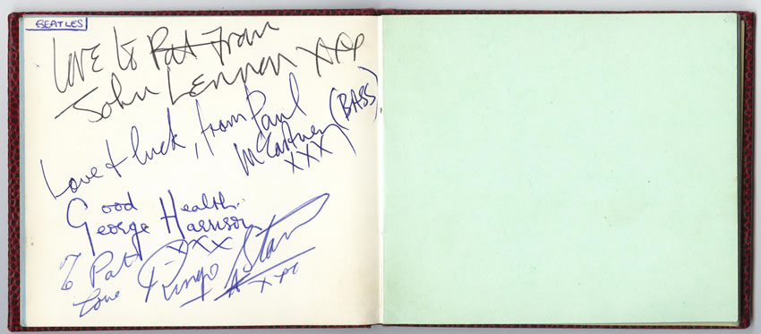 Beatles Autographs 1963
