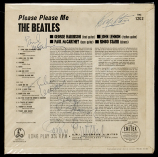 Beatles Autographs 1963