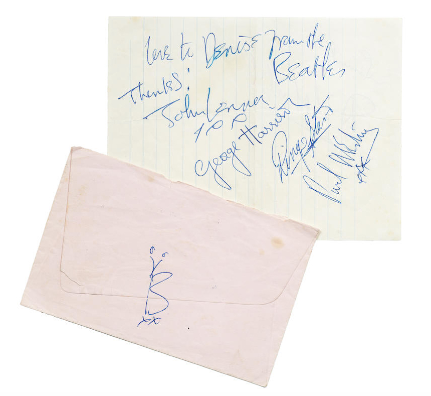 Beatles Autographs 1963