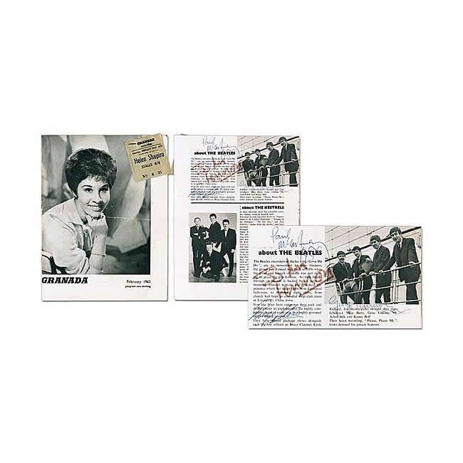 Beatles Autographs 1963
