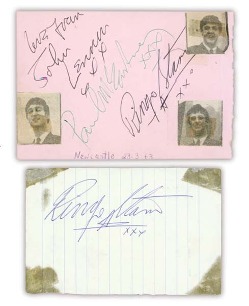 Beatles Autographs 1963