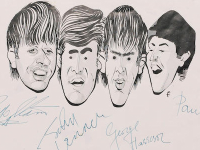 1963 Beatles Autograph Examples