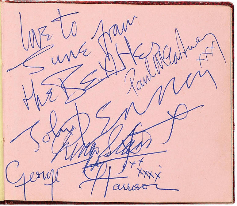 Beatles Autographs 1963