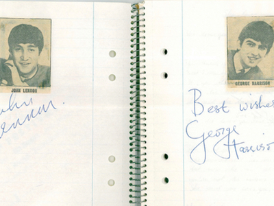 1963 Beatles Autograph Examples