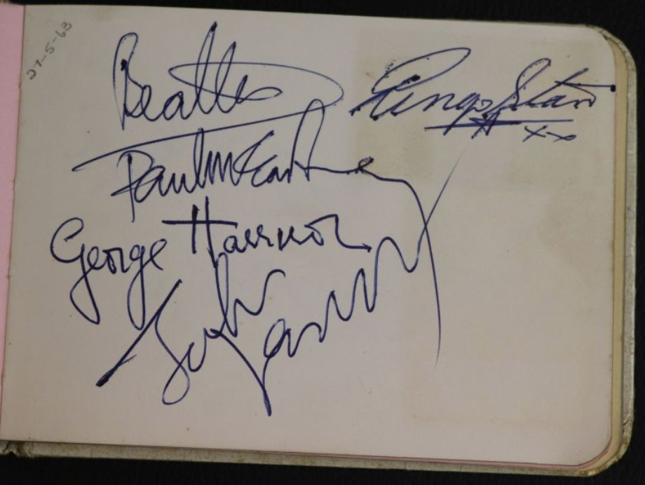 Beatles Autographs 1963