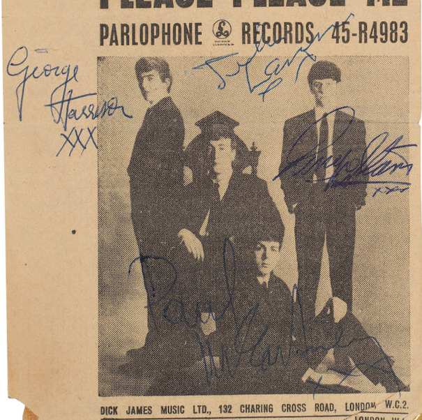 Beatles Autographs 1963