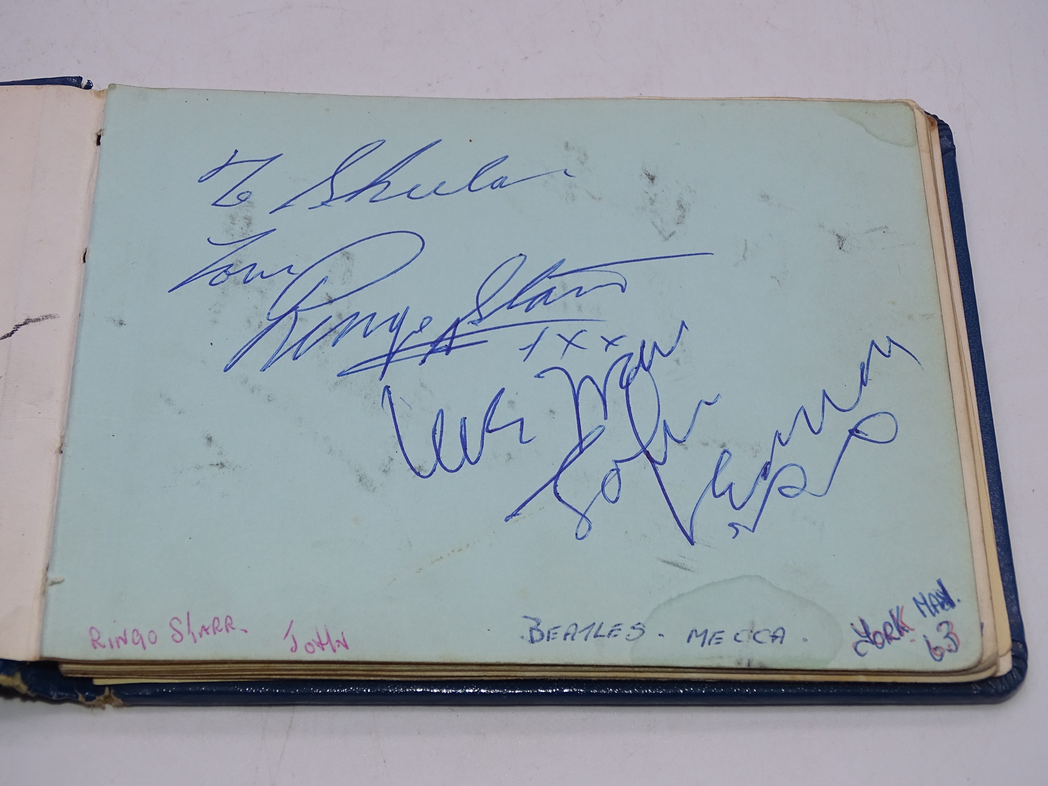 Beatles Autographs 1963