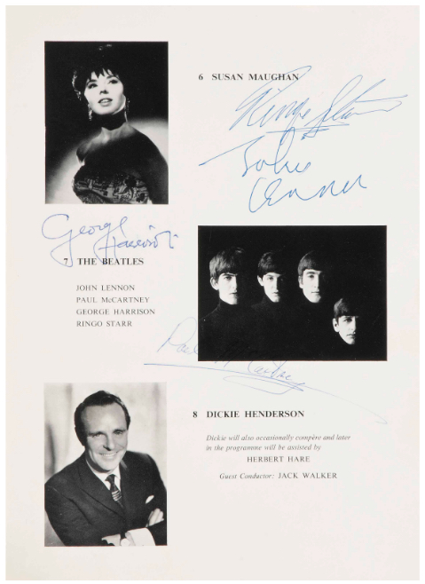 Beatles Autographs 1963
