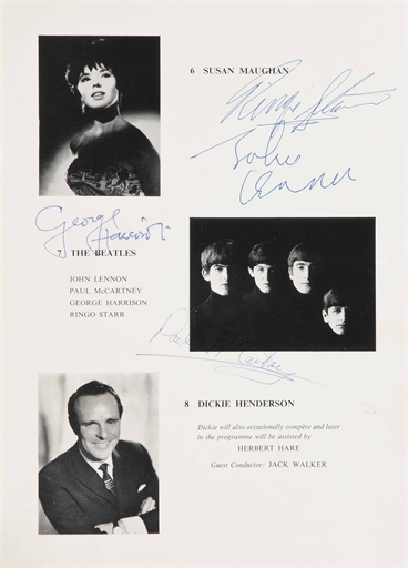 Beatles Autographs 1963