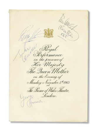 Beatles Autographs 1963