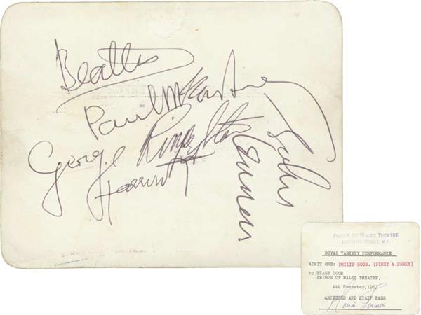 Beatles Autographs 1963