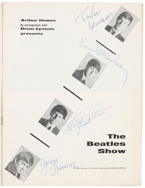 Beatles Autographs 1963
