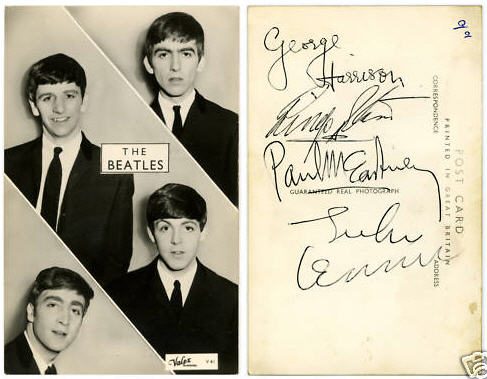 Beatles Autographs 1963