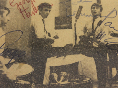 1963 Beatles Autograph Examples
