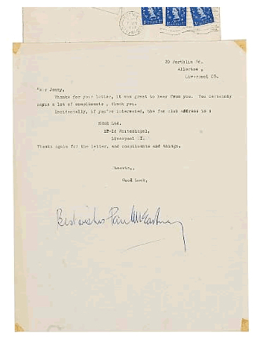 Beatles Autographs 1963