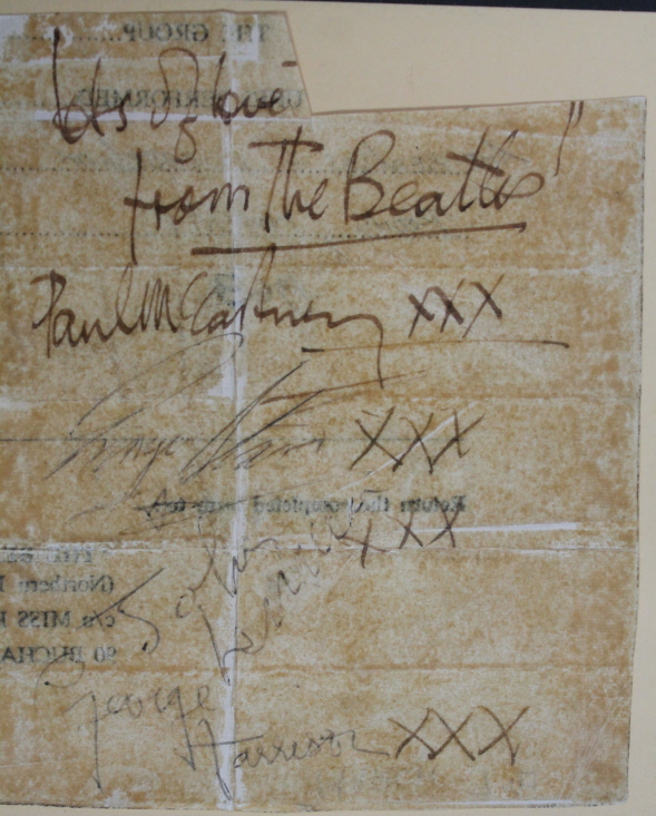 Beatles Autographs 1963