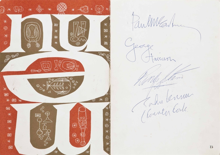Beatles Autographs 1963