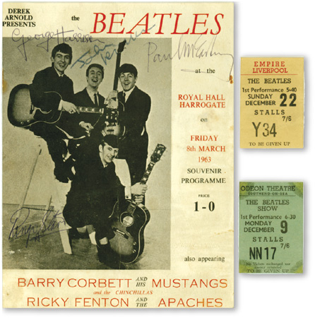 Beatles Autographs 1963