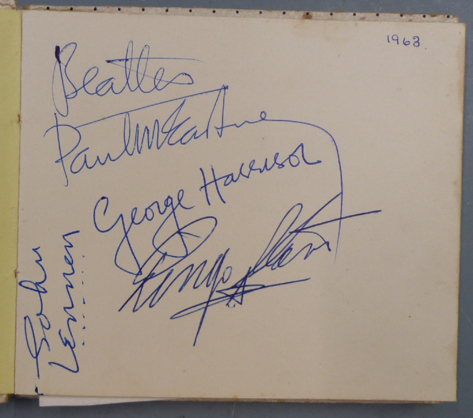 Beatles Autographs 1963